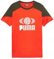 Футболка Puma 68181018 р.152 красный с черным