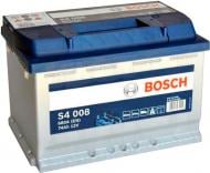 Аккумулятор автомобильный Bosch S4 008 74А 12 B 0 092 S40 080 «+» справа