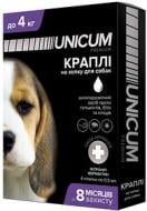 Капли UNiCUM от блох, клещей и гельминтов на холку для собак Unicum premium + 0-4 кг шт.