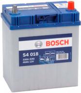 Аккумулятор автомобильный Bosch S4 018 40А 12 B «+» справа