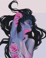 Картина за номерами Татуювання ельфійки BS51945 40x50 см Brushme