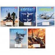 Тетрадь школьная 60 листов клетка Aircraft (767137) YES
