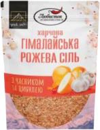 Сіль гімалайська рожева з часником і розмарином крупна 250 г Любисток