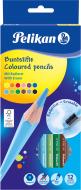 Олівці кольорові Erasable 12 шт з гумкою Pelikan