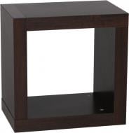 Стеллаж двухсторонний Inteo Кубус МИКС 1х1 438x438x438 мм венге