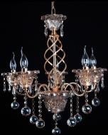 ВИТРИНА! Люстра WunderLicht 3743-45 5x40 Вт E14 золотой