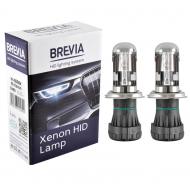Автолампа ксеноновая Brevia H4 6000К 2 шт. (12460)