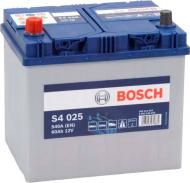 Аккумулятор автомобильный Bosch S4 025 60А 12 B «+» слева