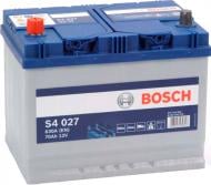 Акумулятор автомобільний Bosch S4 027 70А 12 B «+» ліворуч