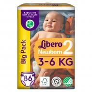 Подгузники Libero Newborn 2 3-6 кг 86 шт.