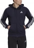 Джемпер Adidas M 3S FT FZ HD GK9033 р. S темно-синий