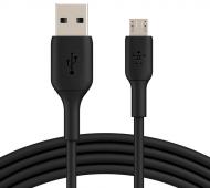 Кабель Belkin USB-A - MicroUSB PVC 1 м чорний (CAB005BT1MBK)