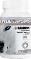 Вітаміни UNiCUM premium для собак здорова шерсть і шкіра 100 табл UN-015