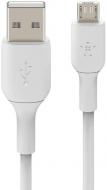 Кабель Belkin USB-A - MicroUSB PVC 1 м білий (CAB005BT1MWH)