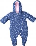 Комбинезон для девочек Danaya синий с розовым р.62 B19-001