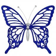 Украшение новогоднее MIS LT Бабочка мини 11 см синий Украшение новогоднее MIS LT Бабочка мини 11 см синий