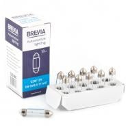 Автолампа накаливания Brevia C5W 12V 5W SV8.5 T11x41 CP 10 шт. (12316C)
