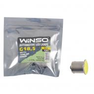 Автолампа накаливания WINSO 12V COB G18.5 BA15s 1LED 96LM white 10 шт. (127220)