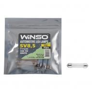 Автолампа накаливания WINSO 12V COB SV8.5 T11x39 1LED 1W white 10 шт. (127160)