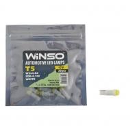Автолампа накаливания WINSO 12V COB T5 W2x4.6d 1LED 0,5W white 10 шт. (127190)