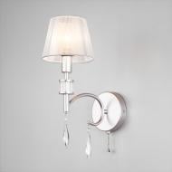 ВИТРИНА! Бра Strotskis Capri 1x40 Вт E14 серебро 60092/1