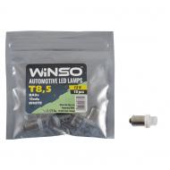 Автолампа накаливания WINSO 12V FLUX T8.5 BA9s 1LED white 10 шт. (127650)
