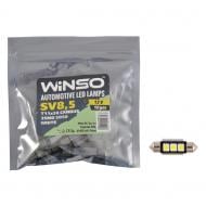 Автолампа накаливания WINSO 12V SMD SV8.5 T11*36mm Canbus 5050 3LEDS, white 10 шт. (127560)