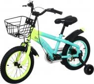 Велосипед дитячий MaxxPro kids 14' KQ-23 блакитний із жовтим