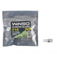 Автолампа накаливания WINSO 12V SMD T10 W2.1x9.5d 2LEDS 5630 white 10 шт. (127350)