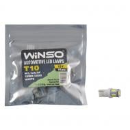 Автолампа накаливания WINSO 12V SMD T10 W2.1x9.5d 5LEDS 5630 white 10 шт. (127310)
