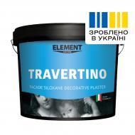 Декоративна штукатурка моделювальна Element Decor Travertino 15 кг білий