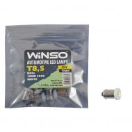 Автолампа накаливания WINSO 12V SMD T8.5 BA9s 1LED 5050 white 10 шт. (127280)
