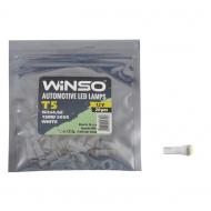 Автолампа накаливания WINSO 12V SMD T5 W2x4.6d 1LED 5050 white 10 шт. (127400)