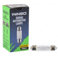 Автолампа накаливания WINSO 24V C10W 10W SV8.5 T11*41 10 шт. (725220)