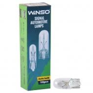 Автолампа накаливания WINSO 24V W5W 5W W2.1x9.5d 10 шт. (725230)