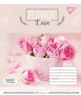 Зошит шкільний 60 аркушів лінія Flower Love (763854) YES Зошит шкільний 60 аркушів лінія Flower Love (763854) YES