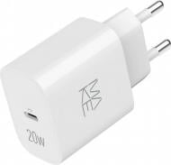Зарядное устройство Make 20W Type-C PD3.0 White (MCW-2011WH)