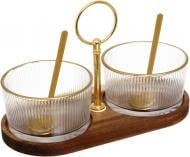 Набор емкостей для соуса Excellent Houseware с ложками Classic 5 предметов