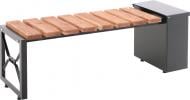 Лавка зі скринькою РУ-625 1 м
