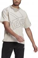 Футболка Adidas U FAVS Q1 T GK9423 р.2XL бежевый