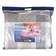 Покривало Руно Клітинка 150х212 см сірий 360.53У_Клітинка