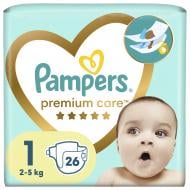 Підгузки Pampers Premium Care 1 2-5 кг 26 шт.