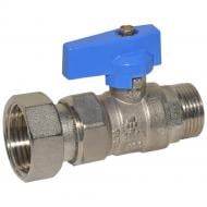 Кран із накидною гайкою Bianchi прямий O3/4" З х 3/4" В (синій)