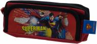 Пенал Superman SM04353 Cool For School красный с черными вставками