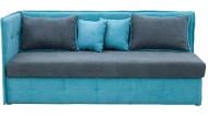 Диван прямой Кедр Аква Л голубой 1980x920x880 мм Диван прямой Кедр Аква Л голубой 1980x920x880 мм