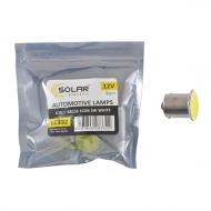 Автолампа накаливания Solar LED 12V G18.5 BA15s 1COB 96LM white 4шт. пол.пак. 4 шт. (LC332_P)