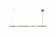Люстра світлодіодна Laguna Lighting Bronx 36 Вт LED-модуль золото 26813-36
