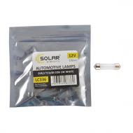 Автолампа накаливания Solar LED 12V SV8.5 T11x36 1COB 1W white 10 шт. (LC336_P)