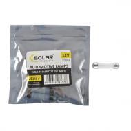 Автолампа розжарювання Solar LED 12V SV8.5 T11x39 1COB 1W white 10 шт. (LC337_P)