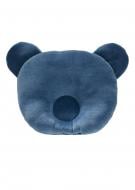 Подушка ортопедична Velour Blue Deep Baby Veres 24x27 см синій